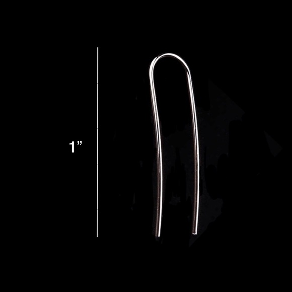 Silver Ear Wire Crawler/Earrings - Picture 5 of 7